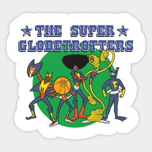 The Super Globetrotters - Cartoon Sticker